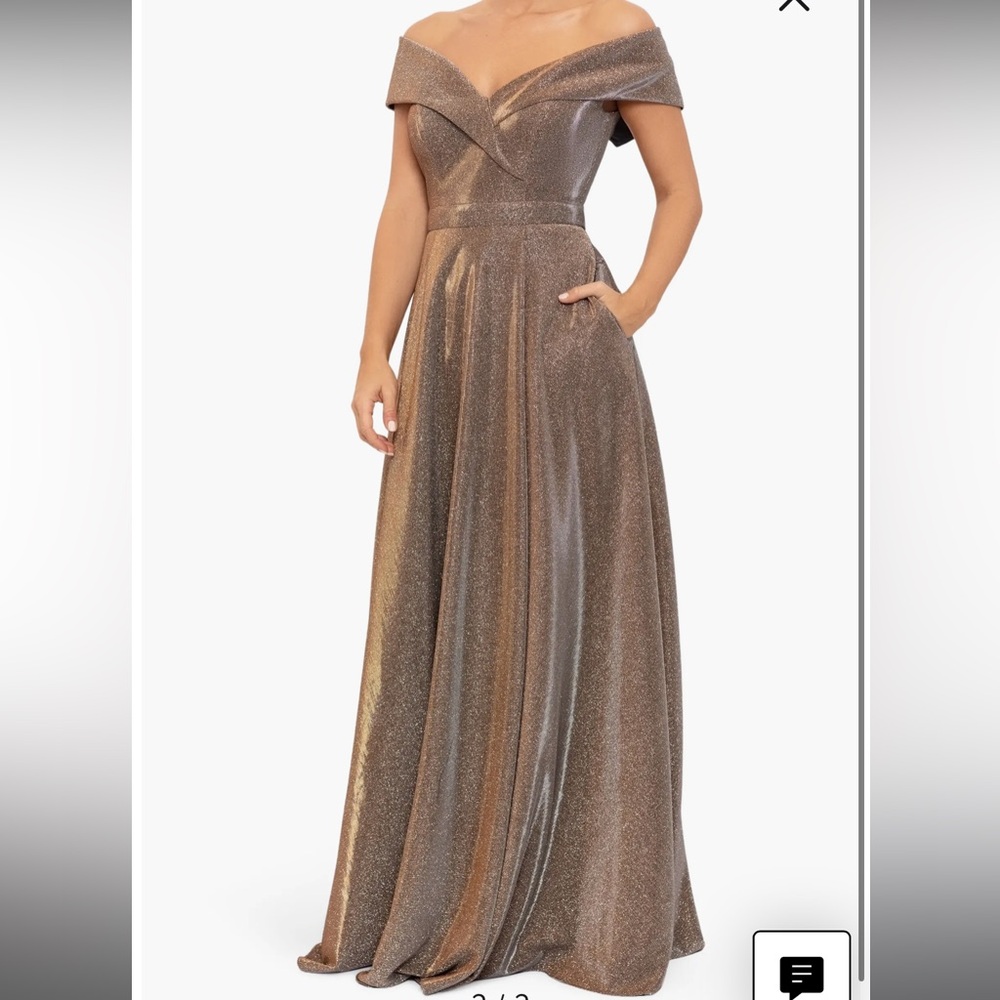 Brand new xscape Off the Shoulder Gown size 6